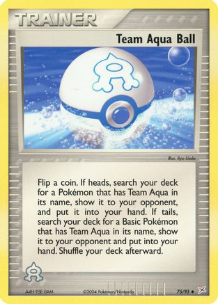 Team Aqua Ball (/95) Reverse Holofoil [EX: Team Magma vs Team Aqua] Pokemon Single Pokémon