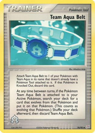 Team Aqua Belt (/95) [EX: Team Magma vs Team Aqua] Pokemon Single Pokémon