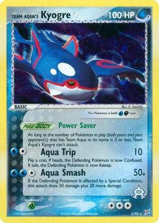 Team Aqua's Kyogre (/95) Holofoil [EX: Team Magma vs Team Aqua] Pokemon Single Pokémon