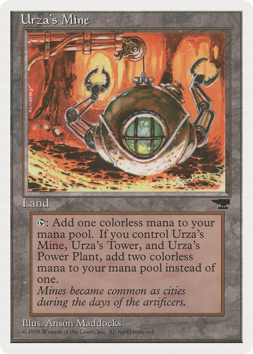 Urza's Mine (CHR-114B) [Chronicles] MTG Single Wizards of the Coast