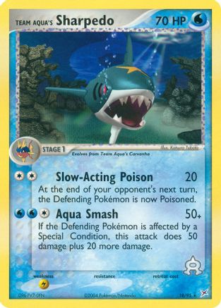 Team Aqua's Sharpedo - 18/95 (/95) [EX: Team Magma vs Team Aqua] Pokemon Single Pokémon