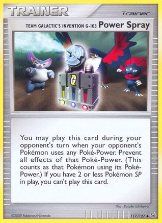 Team Galactic's Invention G-103 Power Spray (117/127) Reverse Holofoil [Platinum: Base set] Pokemon Single Pokémon