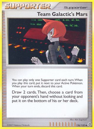 Team Galactic's Mars (126/132) Reverse Holofoil [DP: Secret Wonders] Pokemon Single Pokémon