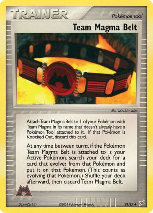 Team Magma Belt (/95) Reverse Holofoil [EX: Team Magma vs Team Aqua] Pokemon Single Pokémon
