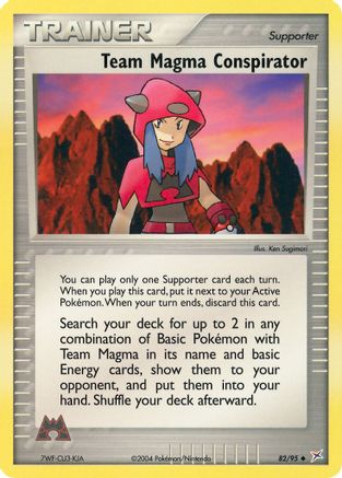 Team Magma Conspirator (/95) Reverse Holofoil [EX: Team Magma vs Team Aqua] Pokemon Single Pokémon