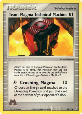 Team Magma Technical Machine 01 (/95) [EX: Team Magma vs Team Aqua] Pokemon Single Pokémon