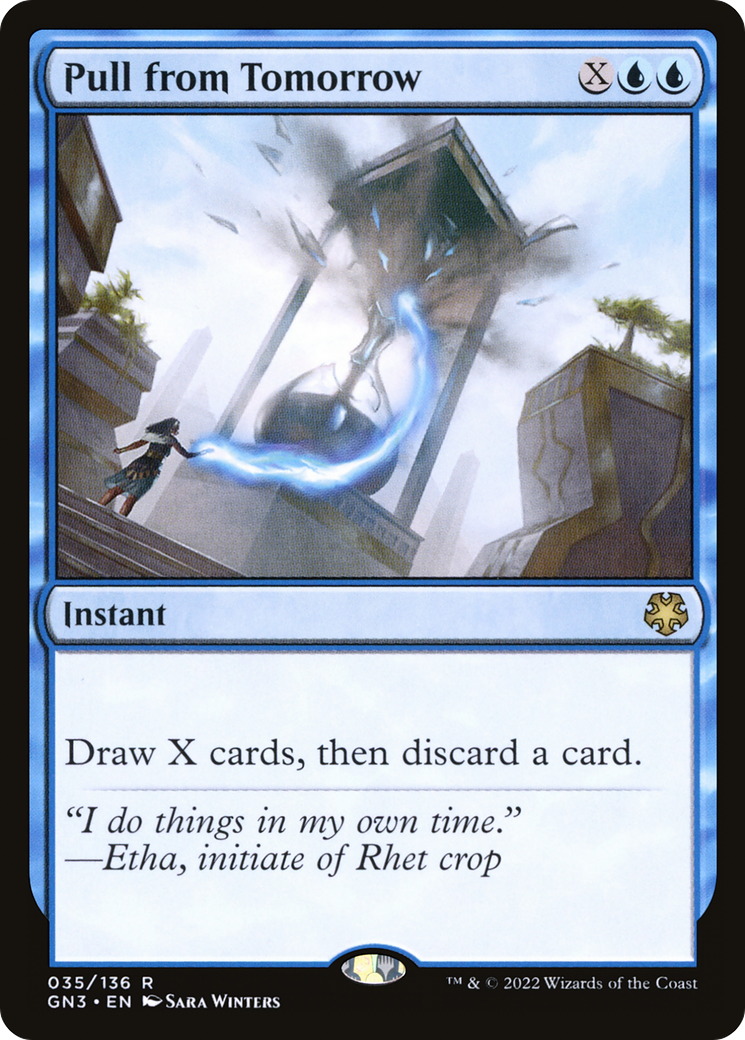 Pull from Tomorrow (GN3-035) [Misc] Game Night: Free-for-All MTG Single Wizards of the Coast