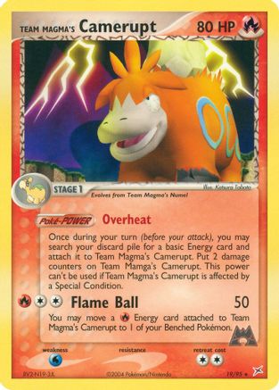 Team Magma's Camerupt (/95) Reverse Holofoil [Team Magma vs Team Aqua] Pokemon Single Pokémon