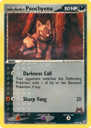 Team Magma's Poochyena - 66/95 (/95) [EX: Team Magma vs Team Aqua] Pokemon Single Pokémon