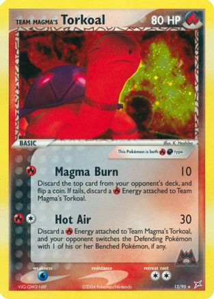 Team Magma's Torkoal (/95) Holofoil [EX: Team Magma vs Team Aqua] Pokemon Single Pokémon