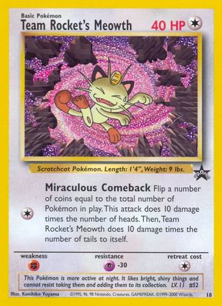 Team Rocket's Meowth (18/53) [Promos: WoTC Promo] Pokemon Single Pokémon