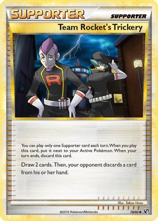 Team Rocket's Trickery (78/90) Reverse Holofoil [HGSS: Undaunted] Pokemon Single Pokémon