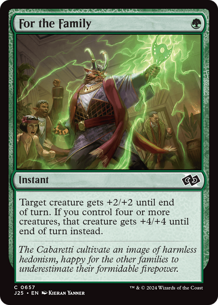 For the Family (J25-657) [Foundations Jumpstart] MTG Single Wizards of the Coast