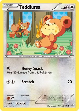 Teddiursa (RC15/113) Holofoil [BW: Legendary Treasures Radiant Collection] Pokemon Single Pokémon