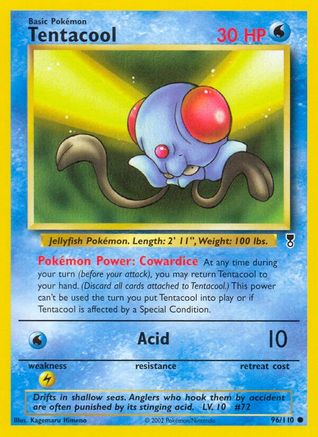 Tentacool (96/110) Reverse Holofoil [Vintage: Legendary Collection] Pokemon Single Pokémon