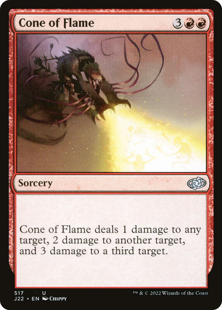 Cone of Flame (J22-517) [Jumpstart 2022] MTG Single Wizards of the Coast
