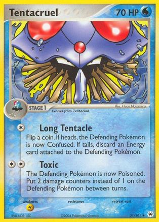 Tentacruel (/101) Reverse Holofoil [EX: Hidden Legends] Pokemon Single Pokémon