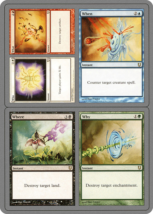 Who // What // When // Where // Why (UNH-120) [Unhinged] MTG Single Wizards of the Coast