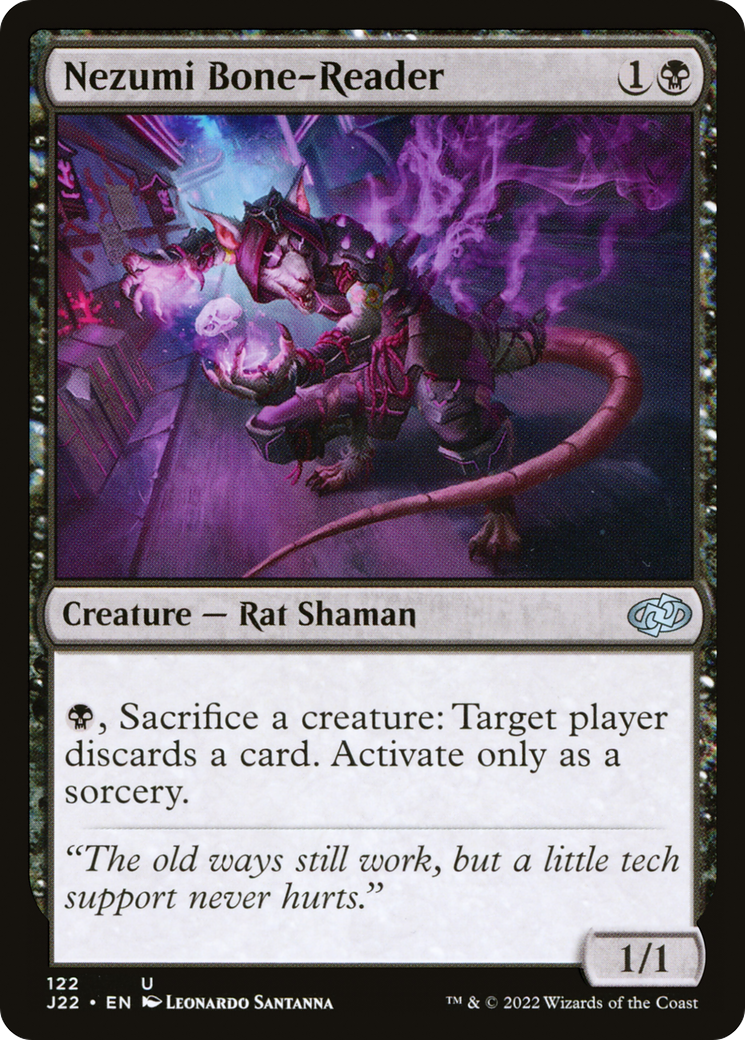 Nezumi Bone-Reader (J22-122) [Jumpstart 2022] MTG Single Wizards of the Coast