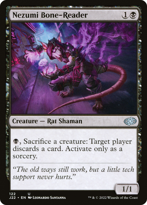 Nezumi Bone-Reader (J22-122) [Jumpstart 2022] MTG Single Wizards of the Coast