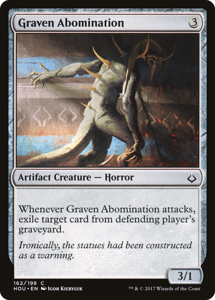 Graven Abomination (HOU-162) [Hour of Devastation] Foil MTG Single Wizards of the Coast