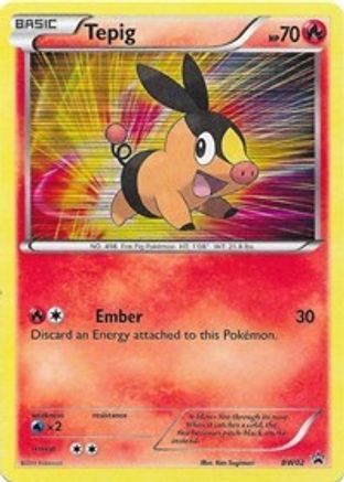 Tepig (BW02) (/101) Holofoil [Promos: BW Promos] Pokemon Single Pokémon