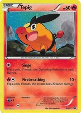 Tepig - BW07 (BW07/101) Holofoil [Promos: BW Promos] Pokemon Single Pokémon