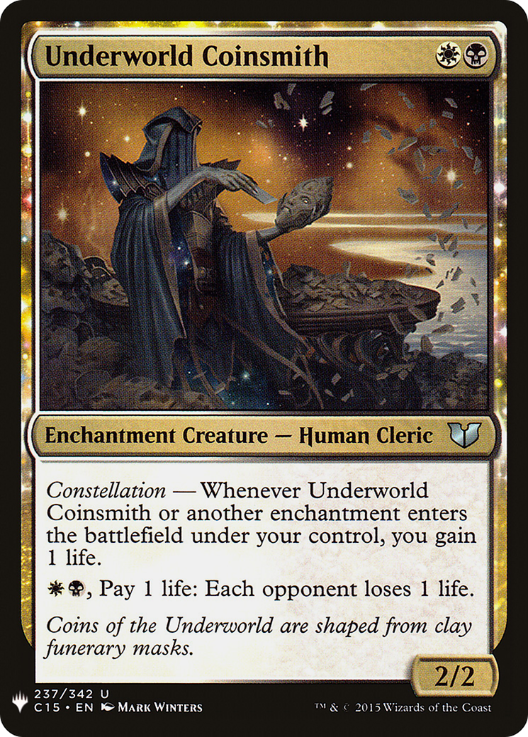 Underworld Coinsmith (LIST-C15-237) [Mystery Booster] The List MTG Single Wizards of the Coast