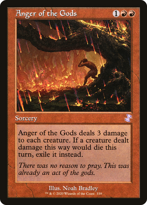 Anger of the Gods (TSR-339) [Time Spiral Remastered] MTG Single Wizards of the Coast