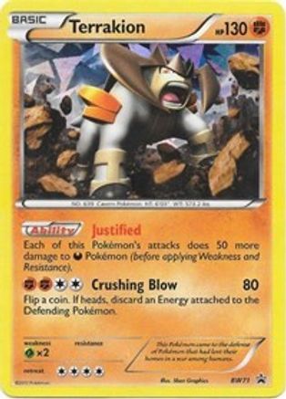 Terrakion - BW71 (/101) Holofoil [Promos: BW Promos] Pokemon Single Pokémon