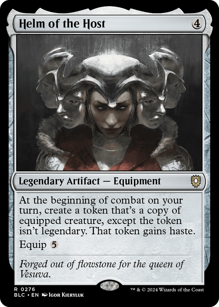 Helm of the Host (BLC-276) [Bloomburrow Commander] MTG Single Wizards of the Coast