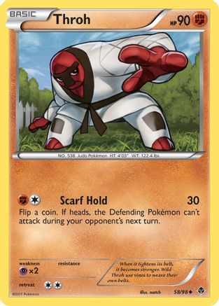 Throh (/98) [BW: Emerging Powers] Pokemon Single Pokémon