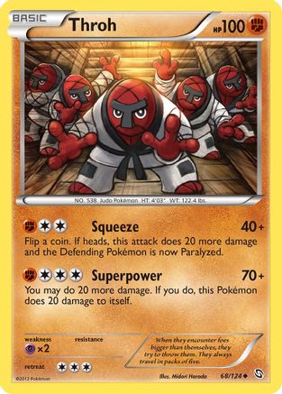 Throh (/124) Reverse Holofoil [BW: Dragons Exalted] Pokemon Single Pokémon