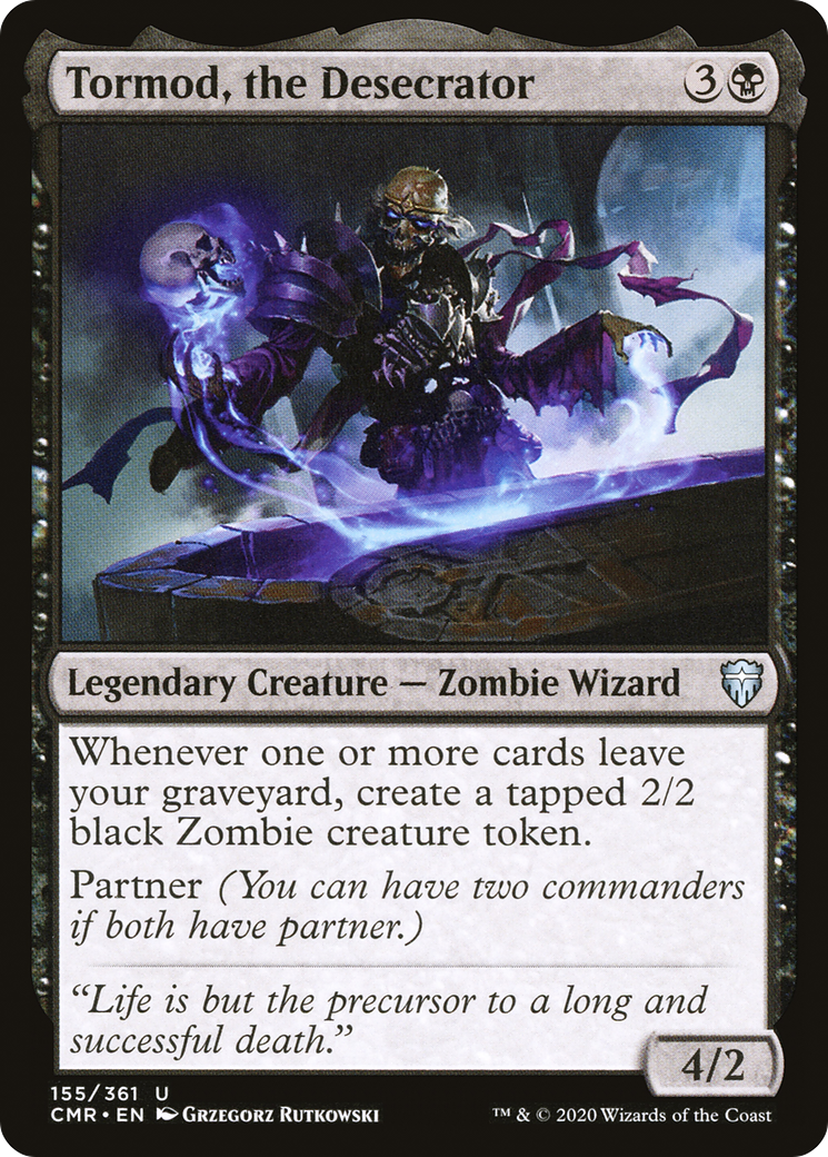 Tormod, the Desecrator (CMR-155) [Commander Legends] MTG Single Wizards of the Coast