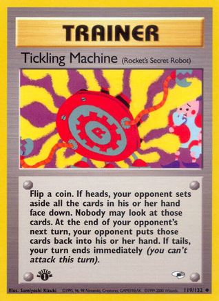 Tickling Machine (119/132) 1st Edition [Vintage: Gym Heroes] Pokemon Single Pokémon