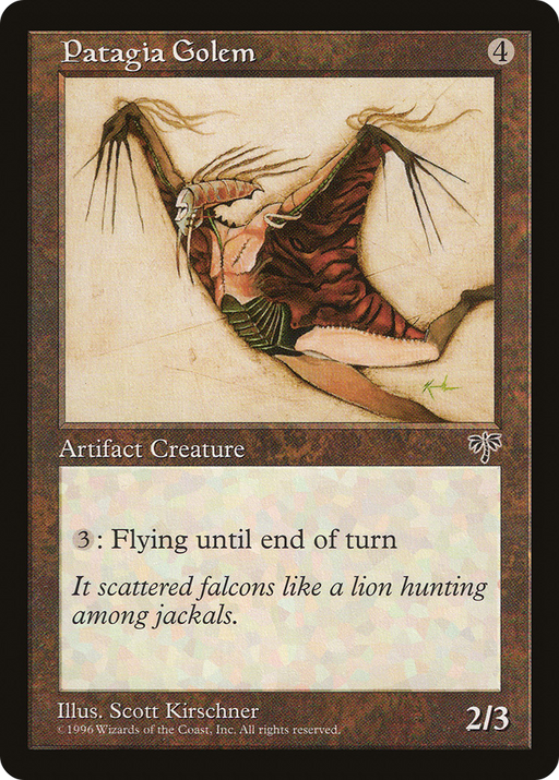 Patagia Golem (MIR-313) [Mirage] MTG Single Wizards of the Coast