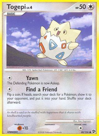 Togepi (88/106) [DP: Great Encounters] Pokemon Single Pokémon