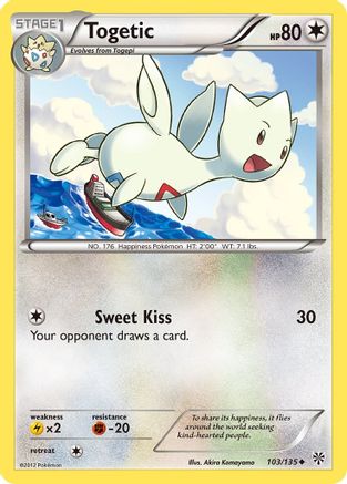Togetic (/135) Reverse Holofoil [BW: Plasma Storm] Pokemon Single Pokémon
