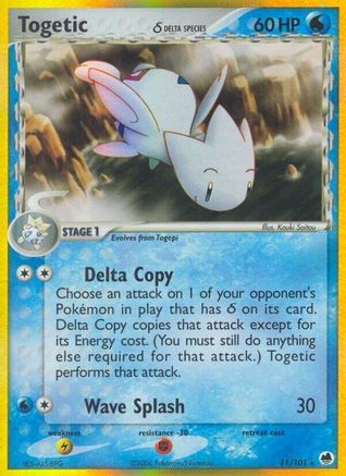 Togetic (Delta Species) (/101) [EX: Dragon Frontiers] Pokemon Single Pokémon