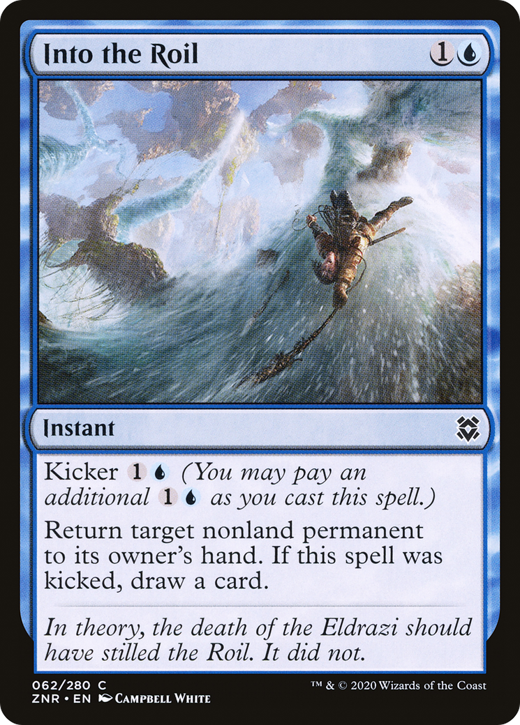 Into the Roil (ZNR-062) [Zendikar Rising] Foil MTG Single Wizards of the Coast