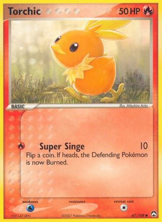 Torchic (67/108) Reverse Holofoil [EX: Power Keepers] Pokemon Single Pokémon