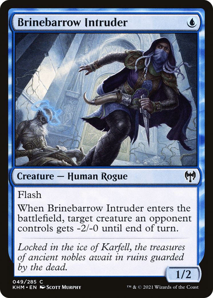 Brinebarrow Intruder (KHM-049) [Kaldheim] Foil MTG Single Wizards of the Coast
