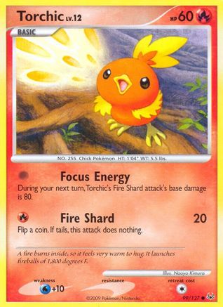 Torchic (99/127) Reverse Holofoil [Platinum: Base set] Pokemon Single Pokémon
