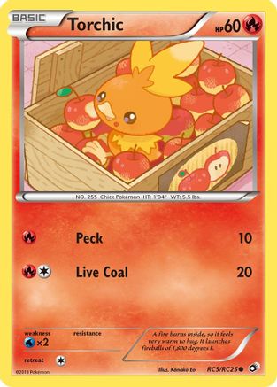 Torchic (RC5/113) Holofoil [BW: Legendary Treasures Radiant Collection] Pokemon Single Pokémon