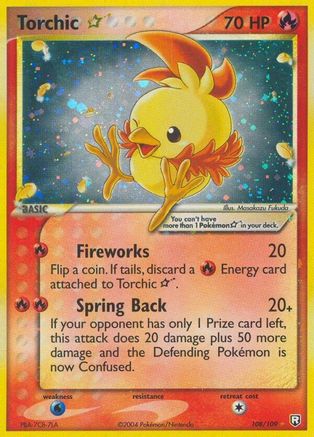 Torchic Star (108/109) [EX: Team Rocket Returns] Pokemon Single Pokémon