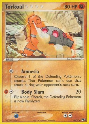 Torkoal 010/017 [Promos: POP Series 1] Pokemon Single Pokémon