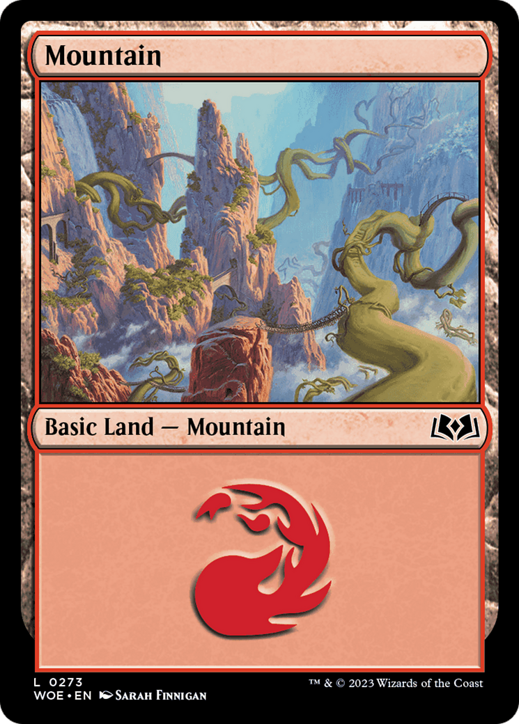 Mountain (0273) (WOE-273) [Wilds of Eldraine] MTG Single Wizards of the Coast