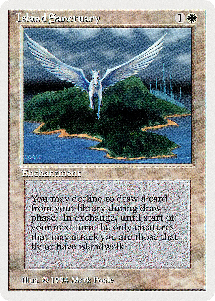 Island Sanctuary (SUM-025) [Misc] Summer Magic / Edgar MTG Single Wizards of the Coast