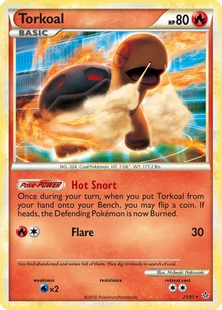 Torkoal (/95) [HGSS: Unleashed] Pokemon Single Pokémon
