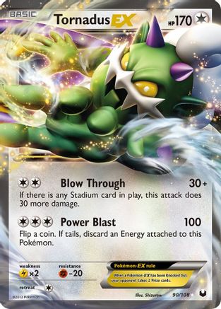 Tornadus EX (/108) Holofoil [BW: Dark Explorers] Pokemon Single Pokémon